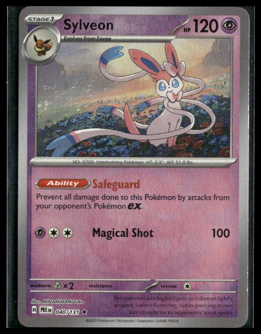 Sylveon (Poke Ball) #040/131 Prismatic Evolutions NM