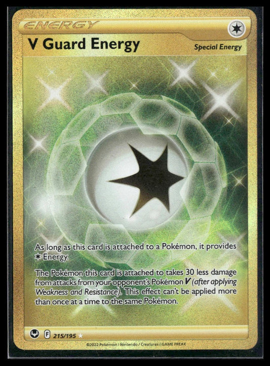 V Guard Energy (Secret) #215/195 Silver Tempest NM
