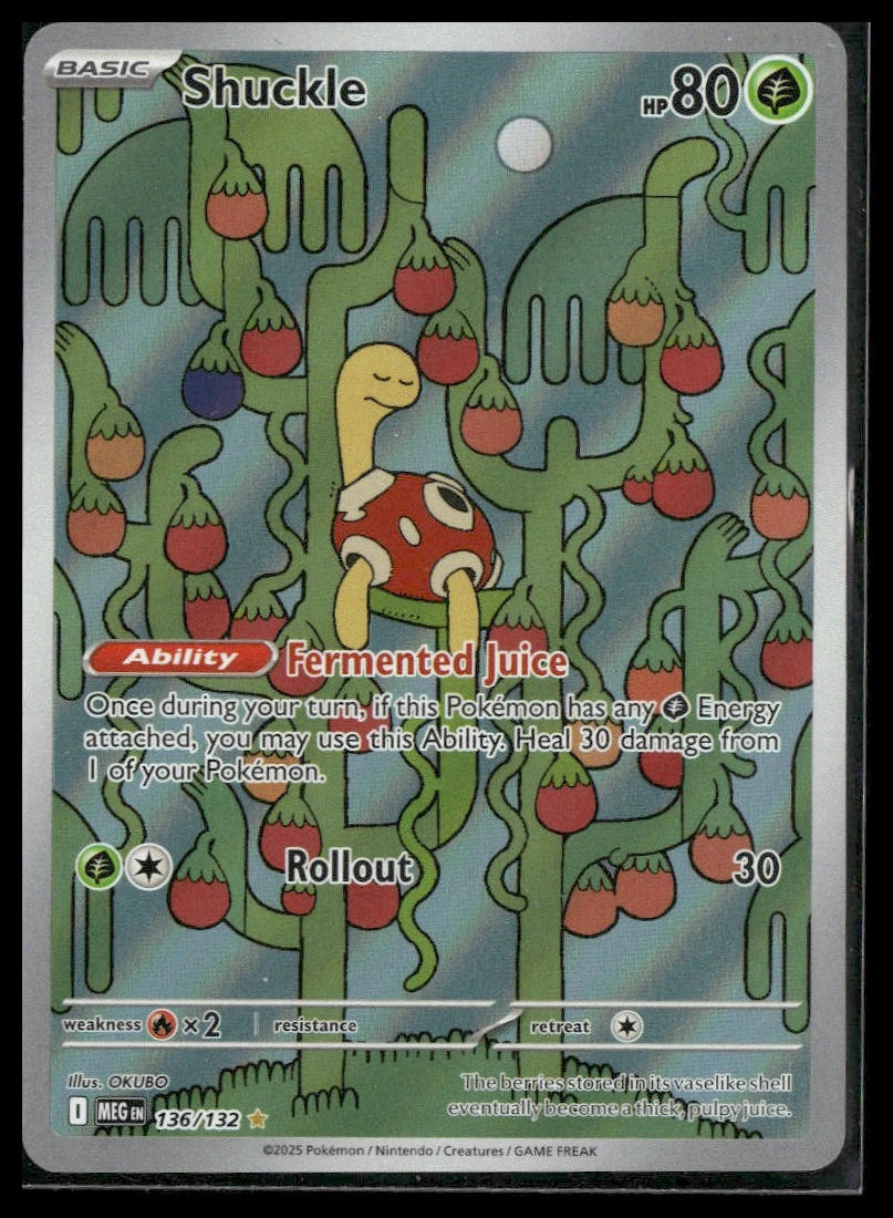 Shuckle #136/132 Mega Evolution NM