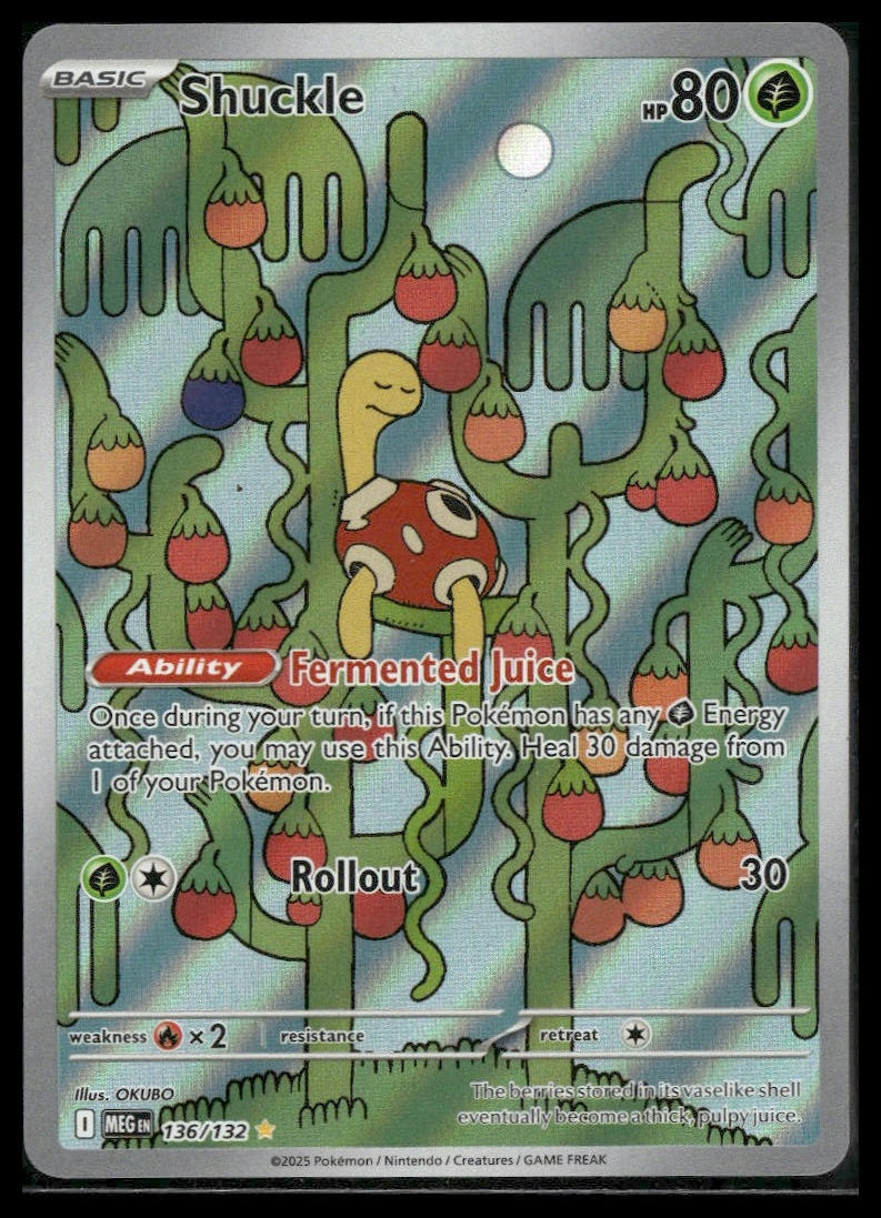 Shuckle #136/132 Mega Evolution NM