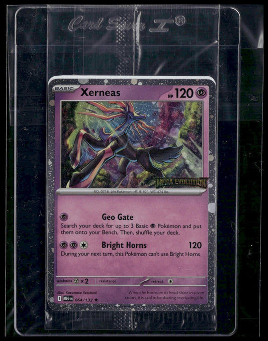 Xerneas #107/162 SEALED STAMP Best Buy Exclusive Mega Evolution NM