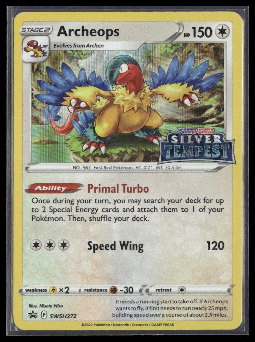 Archeops #SWSH272 STAMP Sword & Shield Promo Cards NM