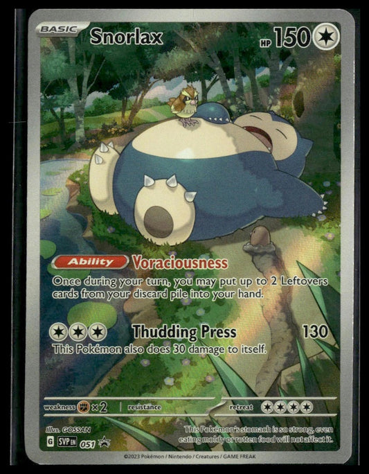 Snorlax #051 Scarlet & Violet Promo Cards LP