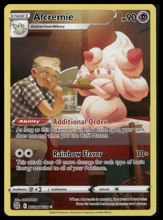 Alcremie #TG08/TG30 Brilliant Stars Trainer Gallery LP