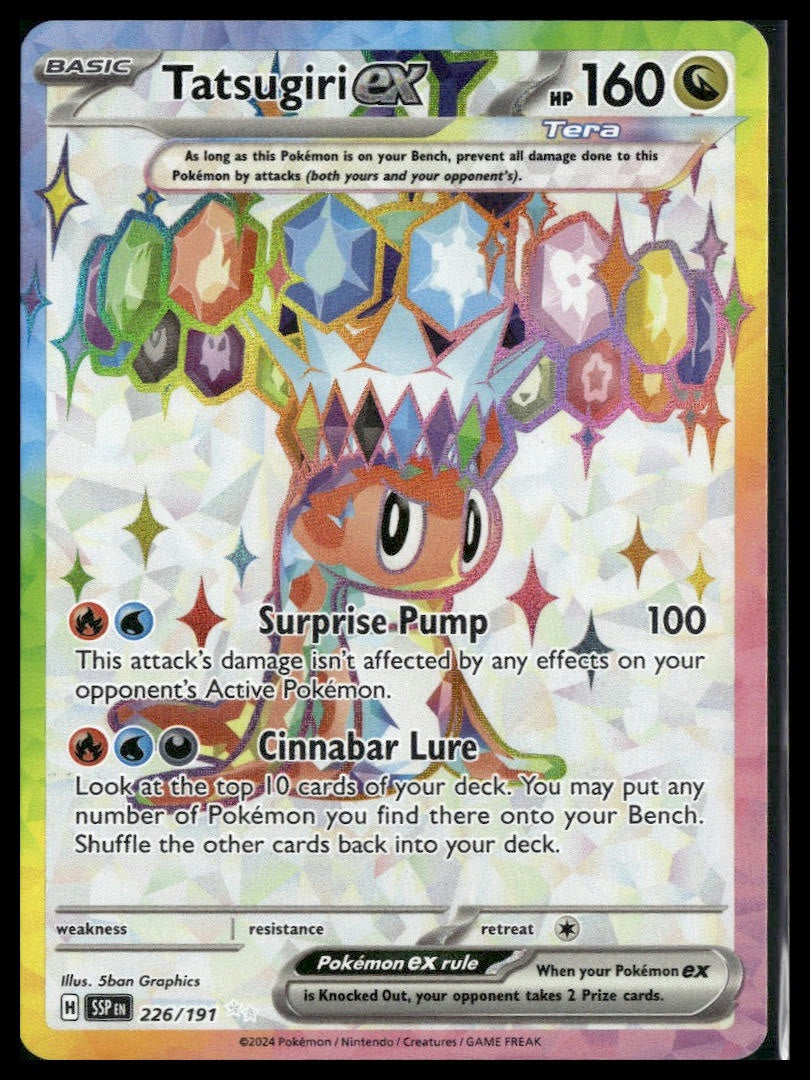 Tatsugiri ex #226/191 Surging Sparks NM