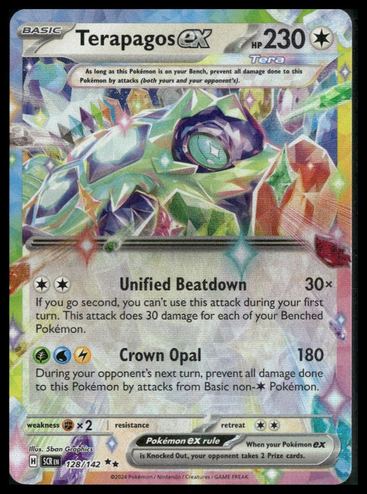 Terapagos ex #128/142 Stellar Crown NM