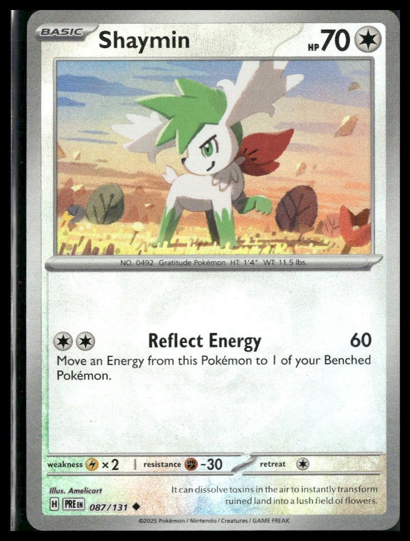 Shaymin (Master Ball) #087/131 Prismatic Evolutions NM