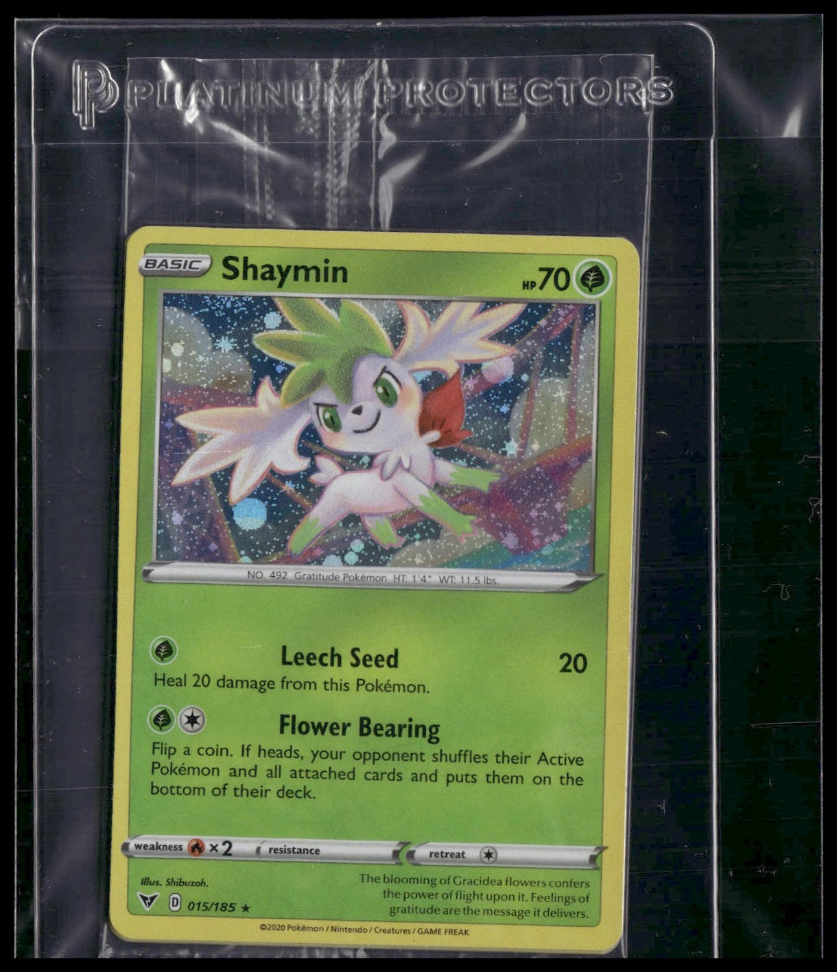 Shaymin #015/185 SEALED Vivid Voltage Promo NM