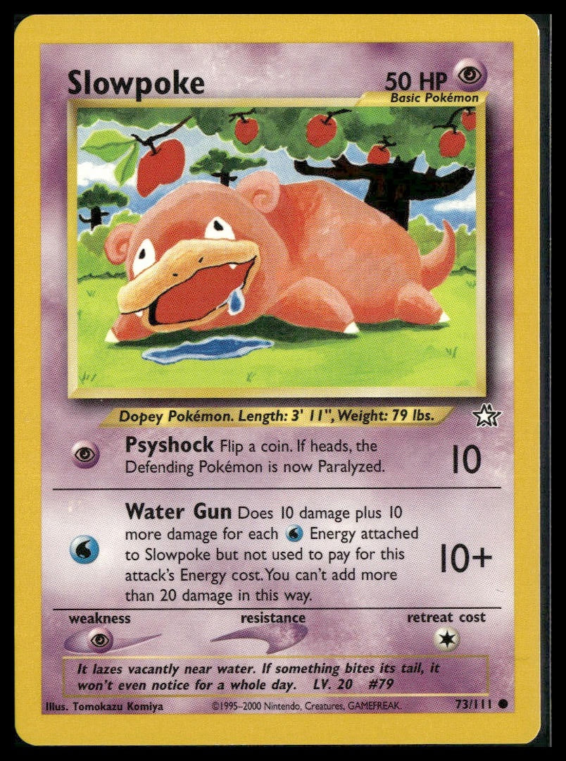 Slowpoke #073/111 Tomokazu Komiya Neo Genesis VLP