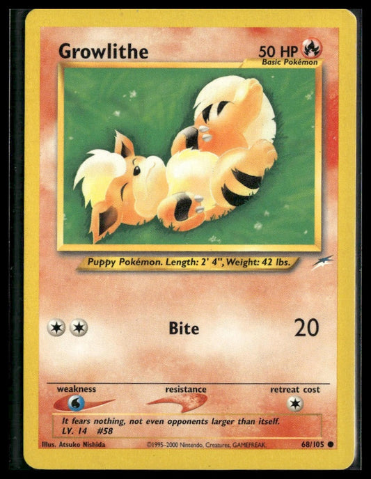 Growlithe #068/105 Neo Destiny MP