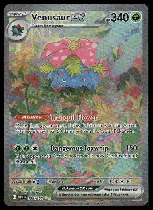 Venusaur ex #198/165 Scarlet & Violet 151 VLP