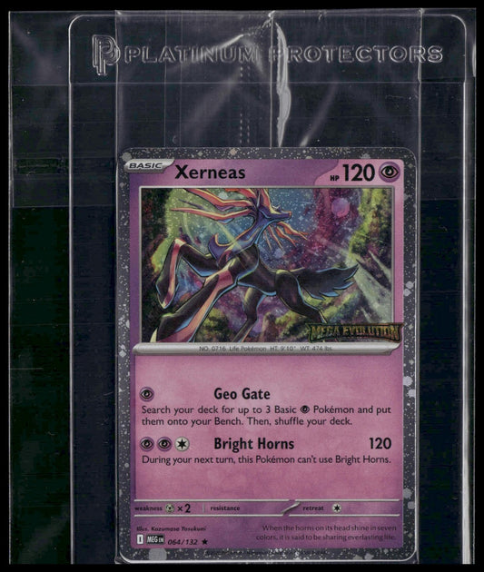 Xerneas #064/132 SEALED STAMP Mega Evolution Best Buy Promo NM