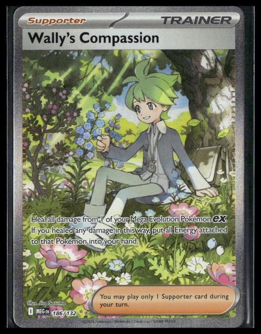 Wally's Compassion #186/132 Mega Evolution NM