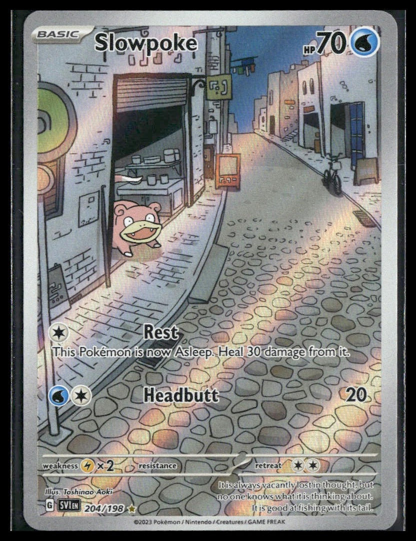 Slowpoke #204/198 Scarlet & Violet Base Set VLP