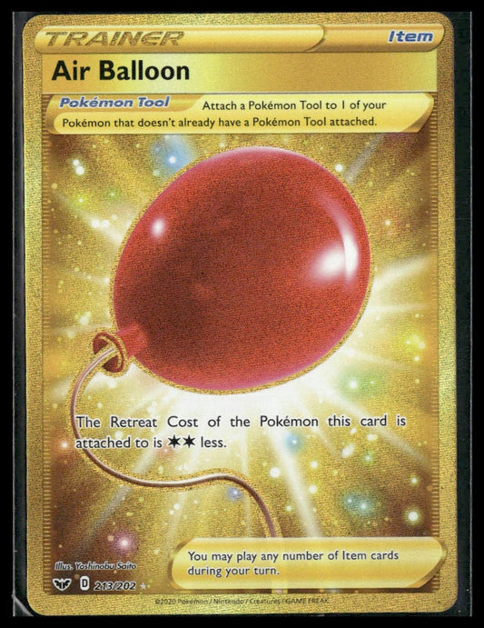 Air Balloon (Secret) #213/202 Sword & Shield Base Set NM