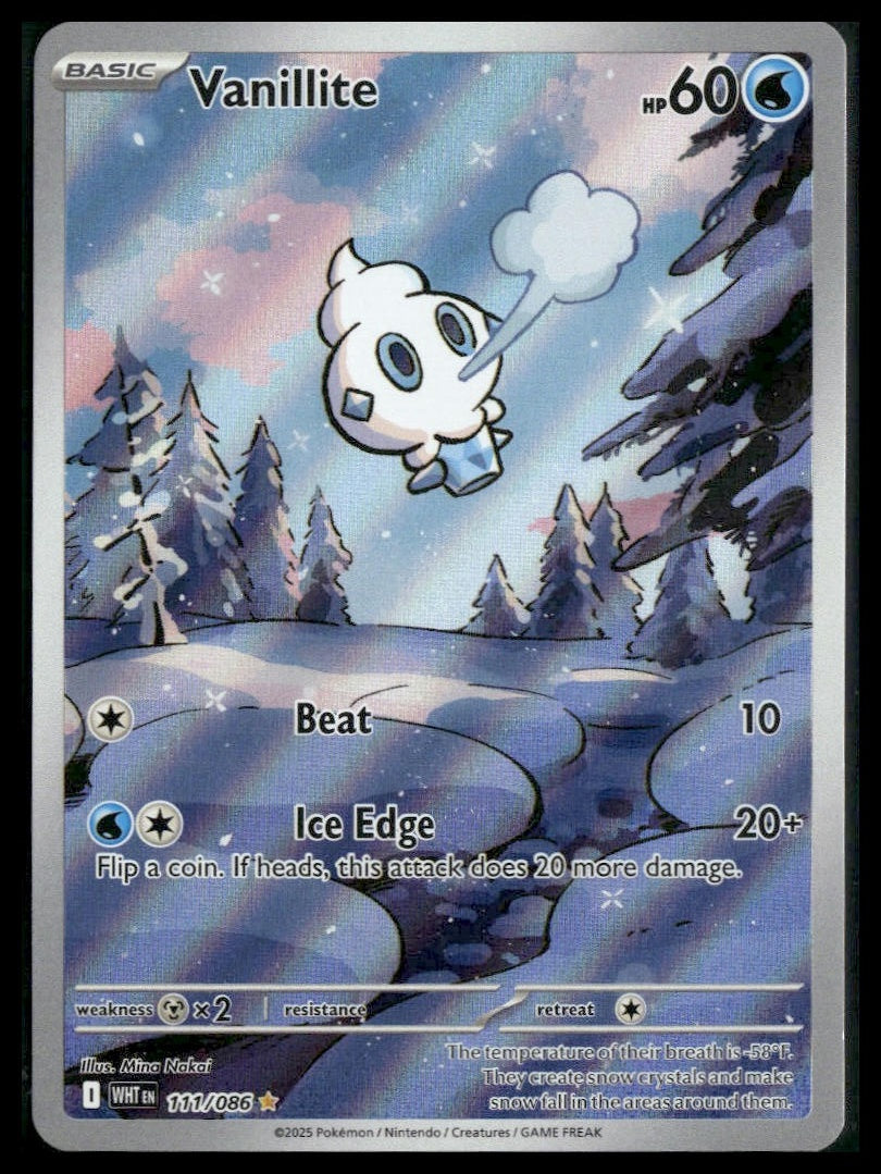 Vanillite #111/086 White Flare NM