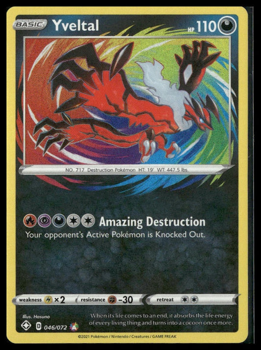 Yveltal #046/072 Shining Fates NM