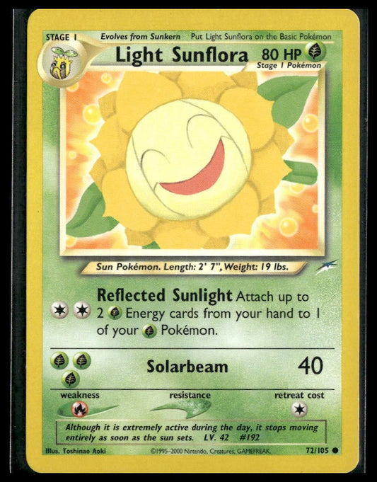 Light Sunflora #072/105 Neo Destiny LP