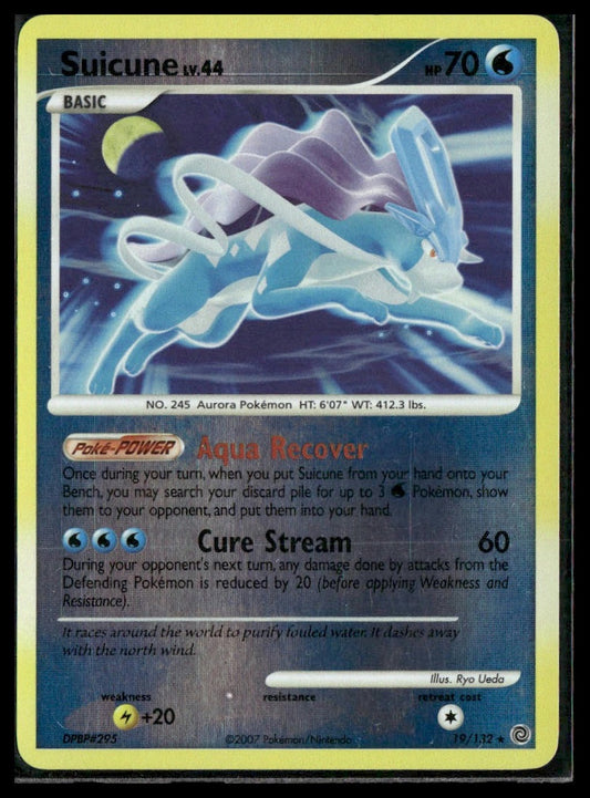 Suicune #19/132 Reverse Holo Secret Wonders VLP