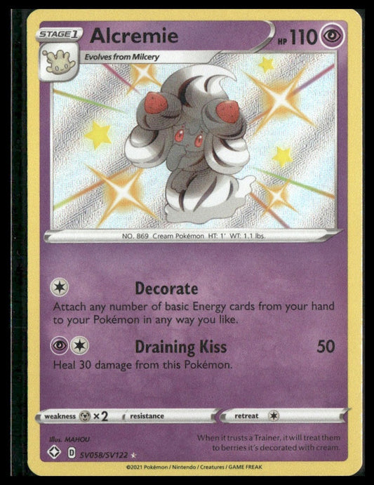 Alcremie #SV058/SV122 Shining Fates: Shiny Vault NM