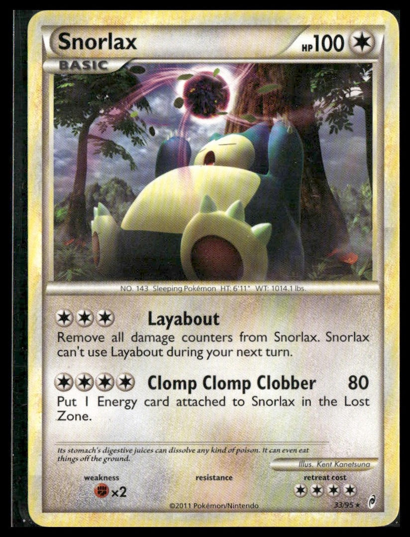 Snorlax #33/95 Call of Legends LP