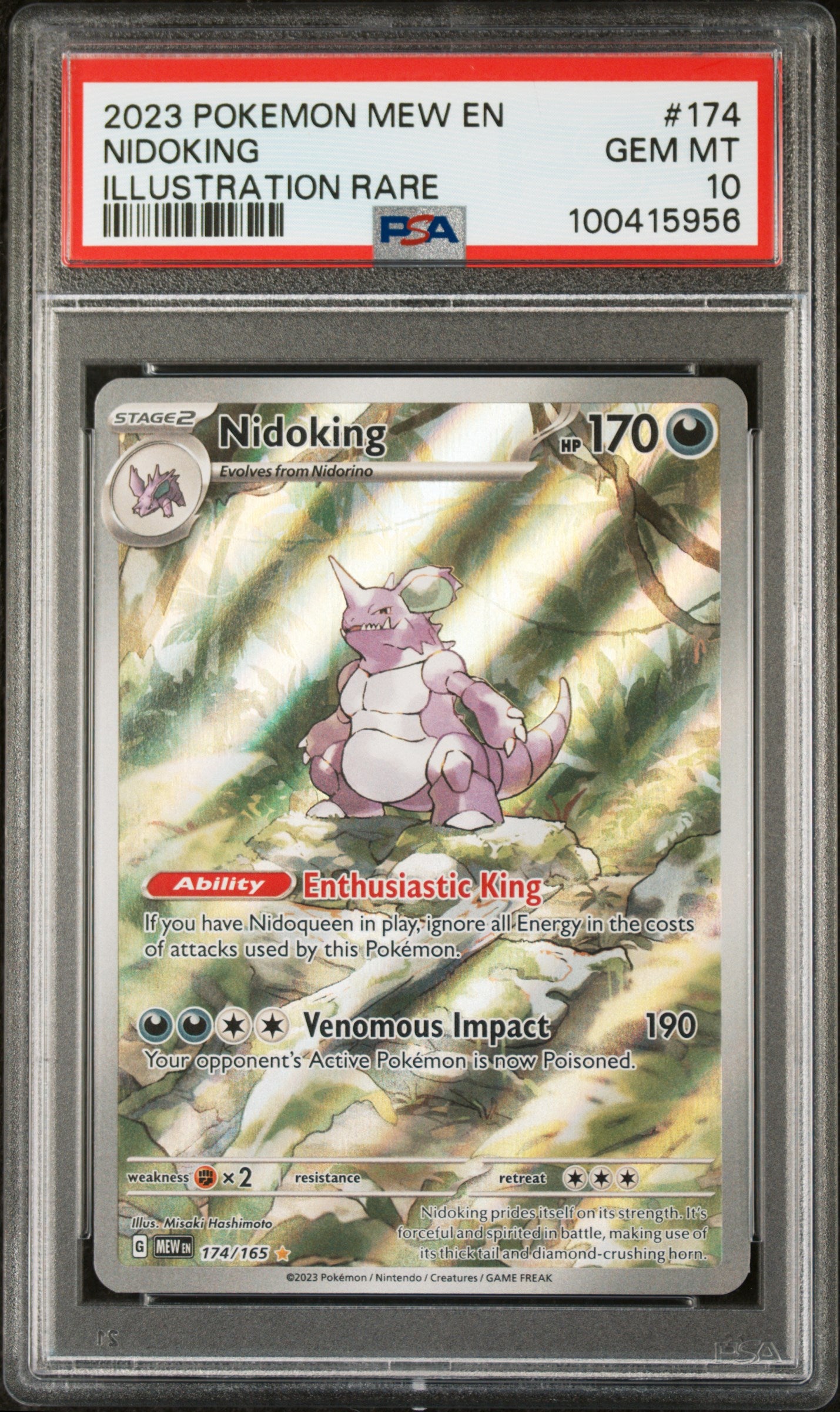 PSA 10 Nidoking #174 151