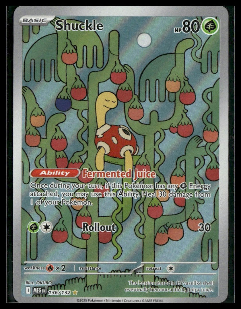 Shuckle #136/132 Mega Evolution NM