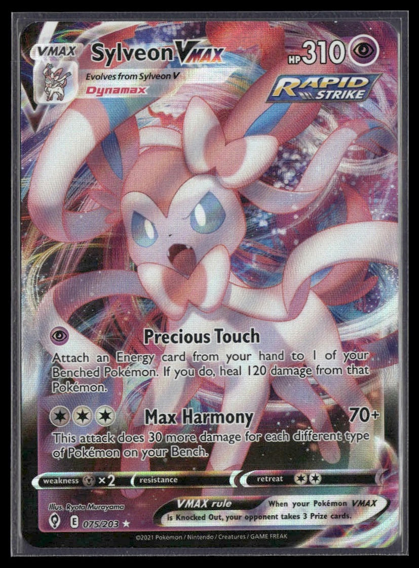 Sylveon VMAX #075/203 Evolving Skies NM
