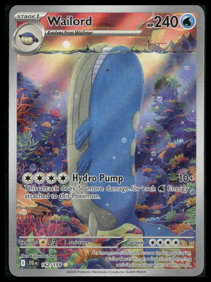 Wailord #162/159 Journey Together NM