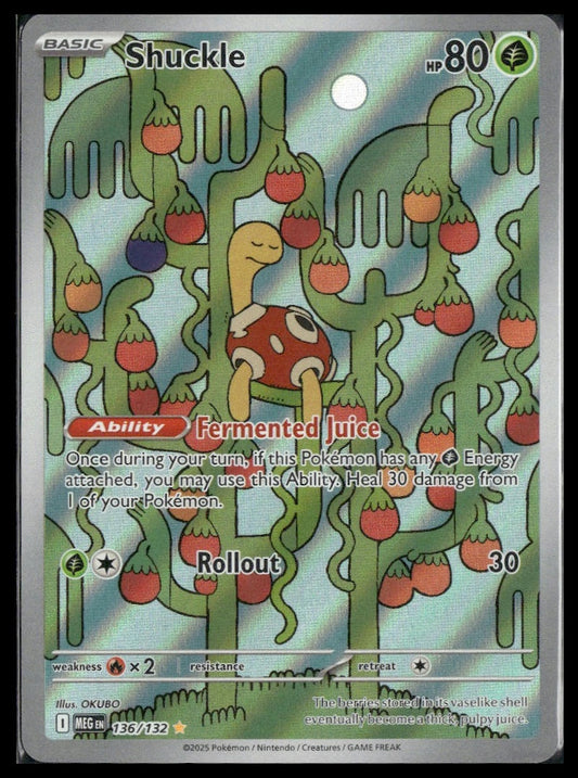 Shuckle #136/132 Mega Evolution NM
