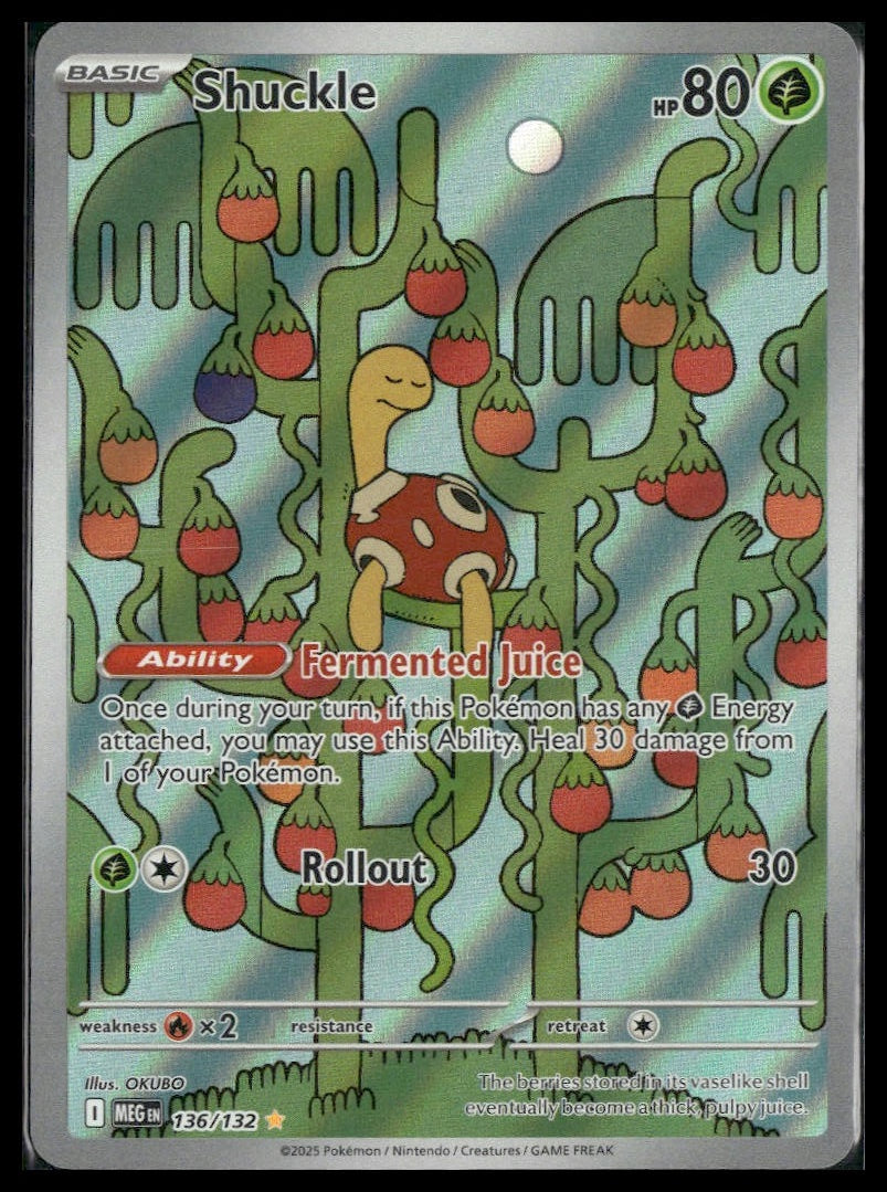 Shuckle #136/132 Mega Evolution NM