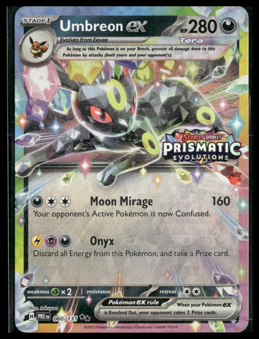 Umbreon ex #060/131 Prismatic Surprise Box Promo NM