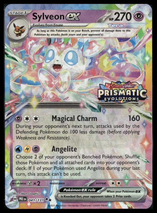 Sylveon ex #041/131 Prismatic Surprise Box Promo VLP