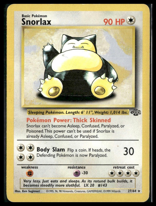 Snorlax #27/64 Jungle LP