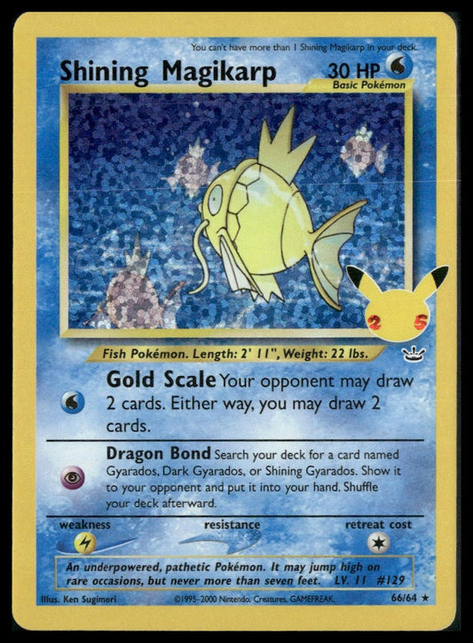 Shining Magikarp #66/64 Celebrations: Classic Collection NM