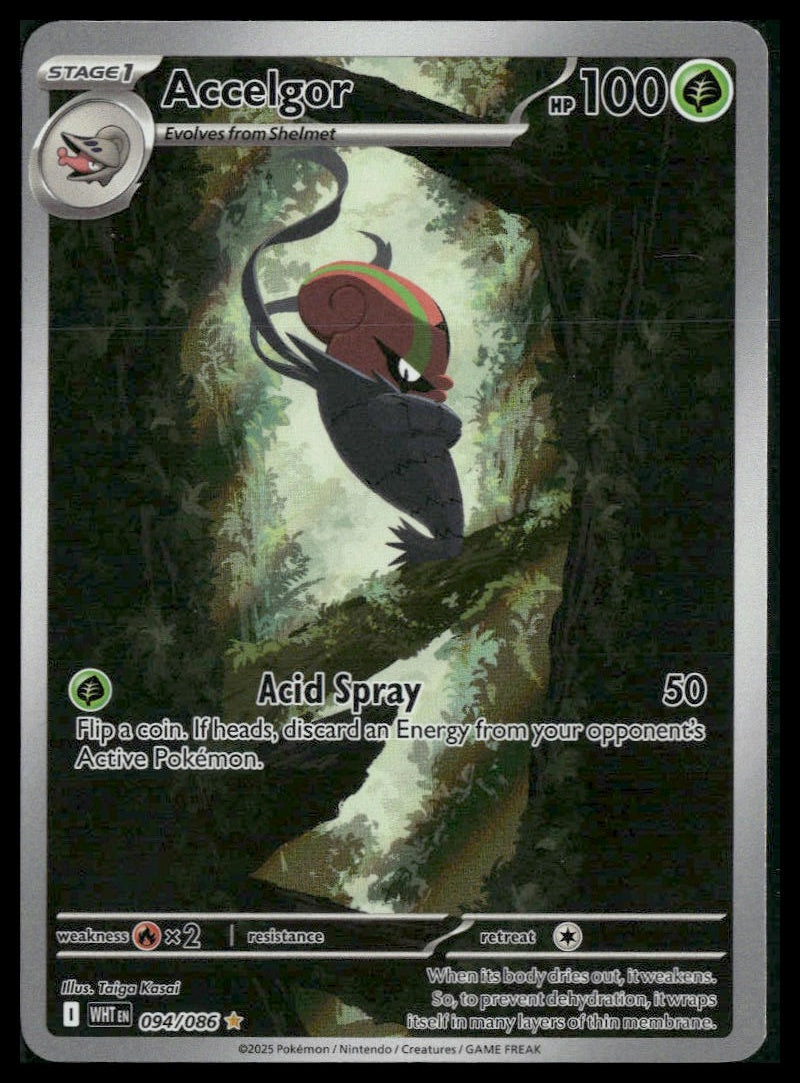 Accelgor #094/086 White Flare NM