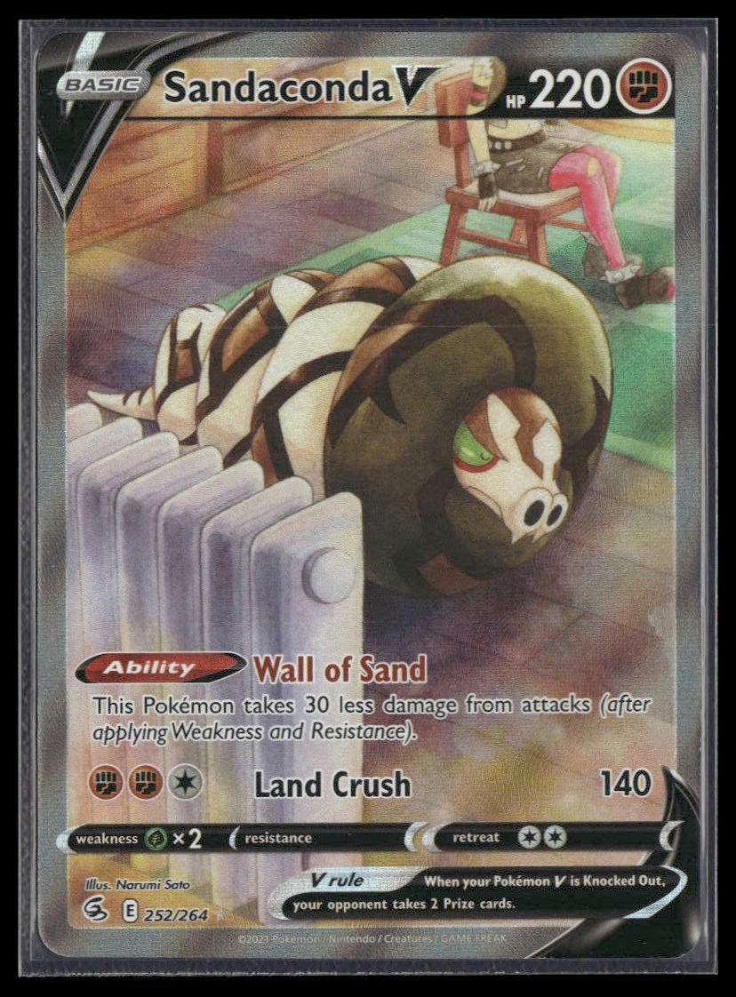 Sandaconda V (Alt Art) #252/264 Fusion Strike NM