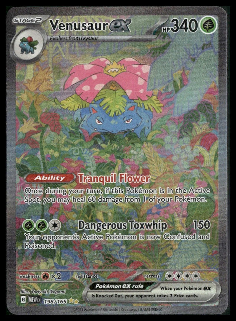 Venusaur ex #198/165 Scarlet & Violet 151 NM