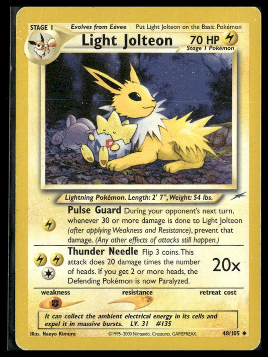 Light Jolteon #048/105 Neo Destiny HP