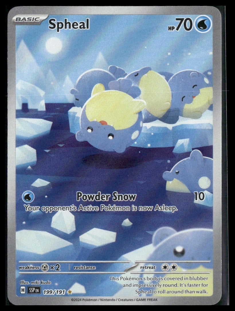 Spheal #199/191 Surging Sparks NM