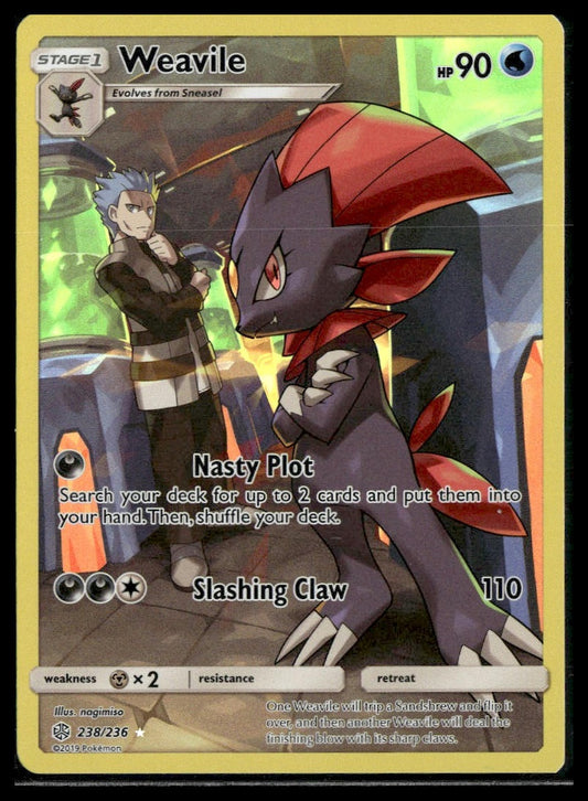Weavile (Secret) #238/236 SM - Cosmic Eclipse VLP