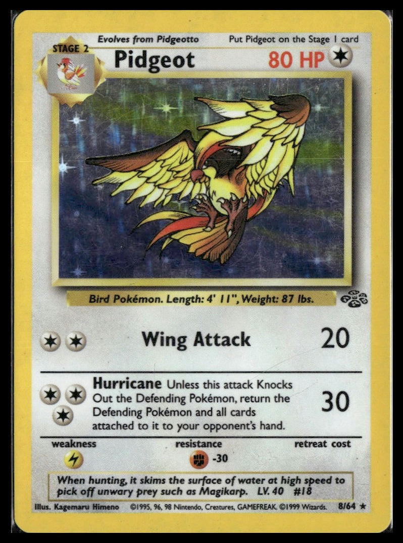 Pidgeot #08/64 Jungle MP