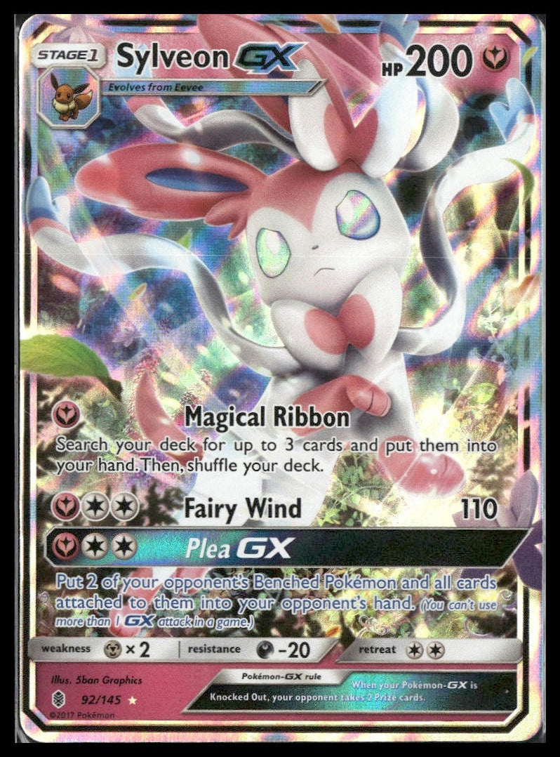 Sylveon GX #92/145 SM - Guardians Rising NM
