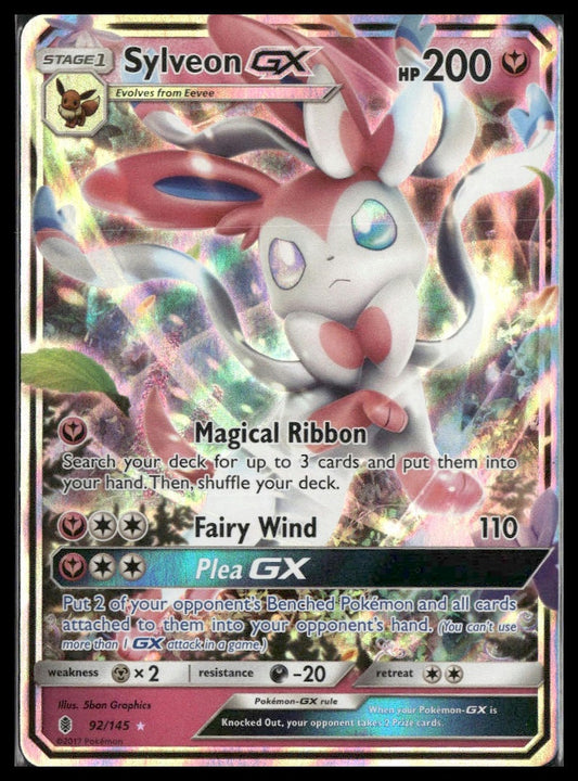 Sylveon GX #92/145 SM - Guardians Rising NM