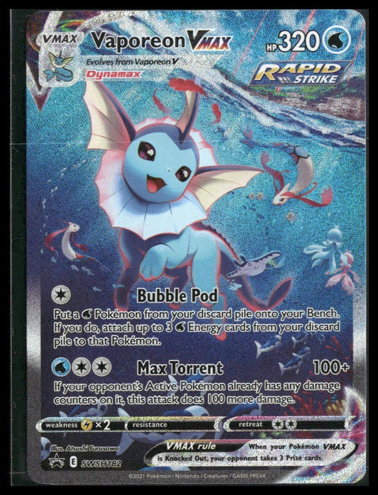 Vaporeon VMAX #SWSH182 Sword & Shield Promo Cards LP