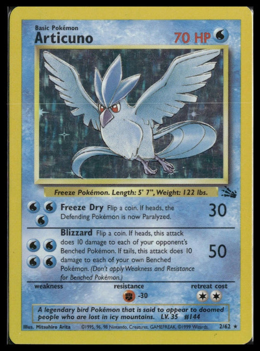 Articuno #02/62 Fossil LP