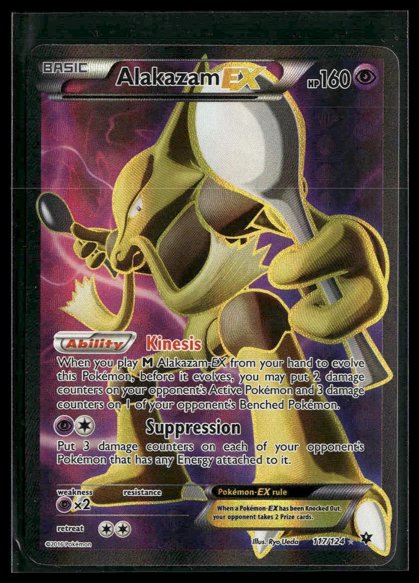 Alakazam EX (Full Art) #117/124 XY - Fates Collide LP