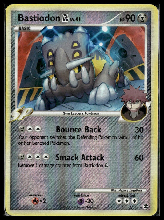 Bastiodon GL #2/111 Reverse Holo Rising Rivals LP