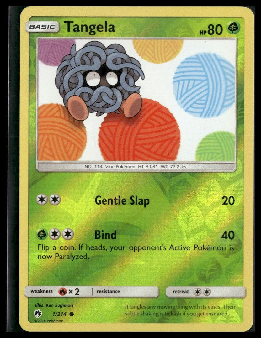 Tangela #1/214 Reverse Holo SM - Lost Thunder LP