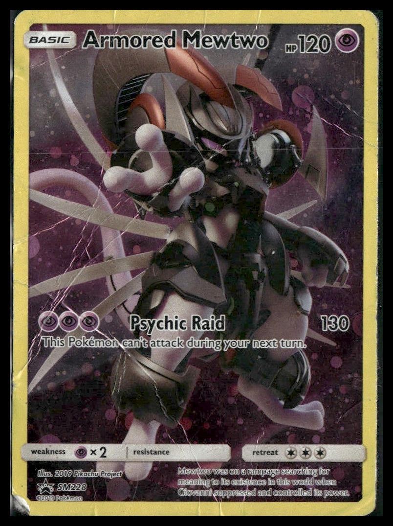 Armored Mewtwo #SM228 SM Promos HP/DMG